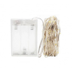 Гирлянда светодиодная A-PLUS НА БАТАРЕЙКАХ 5 м 50 диодов LED, разноцветная