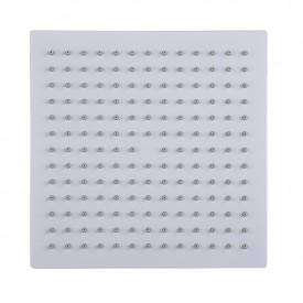 Лейка для верхнего душа TOPAZ нержавеющая сталь, белая (TSQ-250-WW)