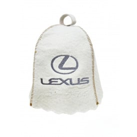 Банная шапка Luxyart Lexus One Size белый LR-961