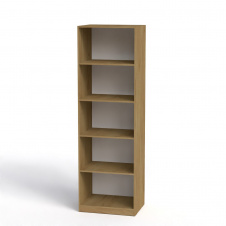 Стелаж книжковий Компанит КШ 1 61,2х44,8х195 см Дуб крафт золотий