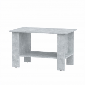 Стол журнальный Компанит Мадрид 3 80х50х50 см Бетон