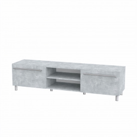 Тумба під телевізор Компанит МГ 3 170х41,6х43 см Бетон