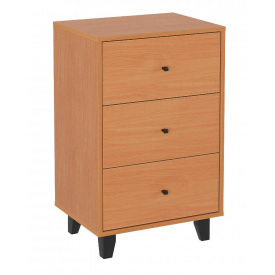 Маленький комод з ящиками Компанит Комод 33 52х40х82 см Бук
