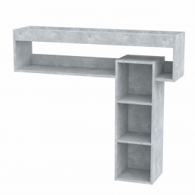 Тумба Навесная 3 Компанит МГ 6 100х28х105,1 см Бетон