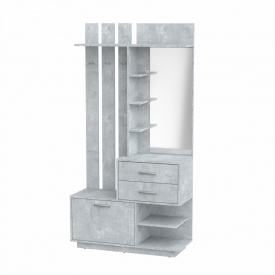 Передпокій з гачками Компанит Ева 100,3х38х195 см Бетон