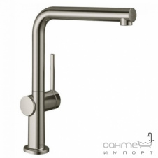 Смеситель для кухни с вытяжным изливом Hansgrohe Talis M54 LowPressure 72859800 матовая нержавеющая сталь
