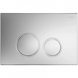 Клавиша смыва MEXEN FENIX пластик, хром (MEX-600502)