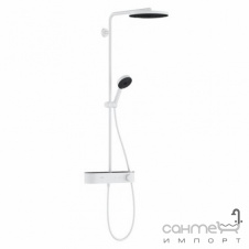 Душевая стойка с термостатом Hansgrohe Pulsify Showerpipe 260 1jet 24220700 матовая белая