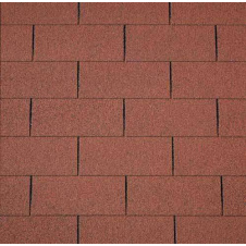 Бітумна черепиця Number One 3Tab (10) Tile Red
