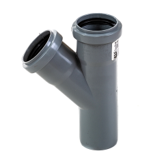 Трійник каналізаційний ПП Profil 50/50/45° Київ