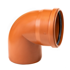 Коліно каналізаційне зовнішнє Profil 110/87° SN8 Цумань