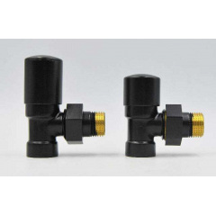 Комплект радіатор кранів кутовий Vario Term Swing,Matte black (ZIS24/FК) Черкассы