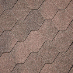 Бітумна черепиця Superglass Hex (07) Dual Brown Чернігів