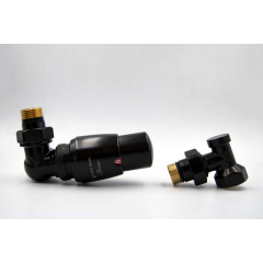 Комплект термостатичний Vario Term, Master, осьовий, правий, матовий чорний, EMAGS0224CFK/P Червоноград