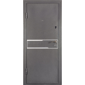 Двері вхідні металеві для вулиці Арізона метал/мдф 860х960х2050 мм