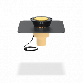 Покрівельна воронка з поліуретану SitaTrendy вертикальна, з ПВХ-фартухом та системою обігріву (діаметр 110 мм)