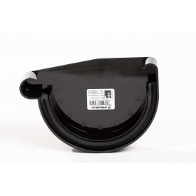 Заглушка ринви PROFiL ліва 130 чорна