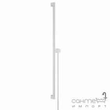 Штанга для душа с душевым шлангом Hansgrohe Unica S Puro 900 EasySlide 24405700 матовый белый