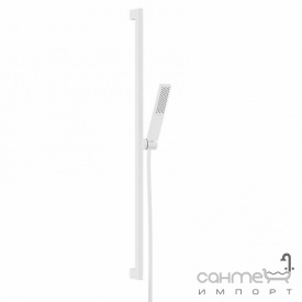 Душевой гарнитур Hansgrohe Pulsify E 100 1jet EcoSmart+ Unica 90 24381700 матовый белый