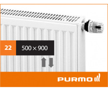 Стальной панельный радиатор PURMO Ventil Compact 22 500x 900