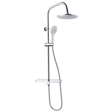 Душевая система PERLA Splash без излива, на два потребителя, хром (PSF2001)