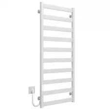 Полотенцесушитель электрический Deffi Harmony П10 1200х500 крашеная сталь, белый, WD04