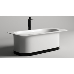Ванна отдельностоящая WGT Water Stone LINEA 1800x818 прямоугольная, белая Ізмаїл