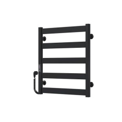 Полотенцесушитель электрический Deffi Harmony П5 600х500 крашеная сталь, черный, JD04 Южноукраїнськ