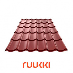 Металлочерепица Ruukki 30 Monterrey (Руукки Монтеррей) 0.5 мм RAFMATT (матт) Косов