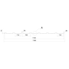 Профнастил С15 0,4 RAL 8017 Арт.200072-8017 Березнеговатое