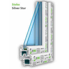 Металлопластиковые окна Steko R 300 Silver Star Генічеськ