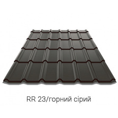 Металлочерепица Ruukki 20 Decorrey Grand (Руукки Декоррей) 0.45 мм RAFMATT (матт) Березнеговатое