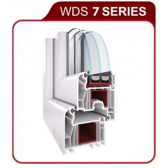 Металлопластиковое окно WDS 7 SERIES Днепрорудное