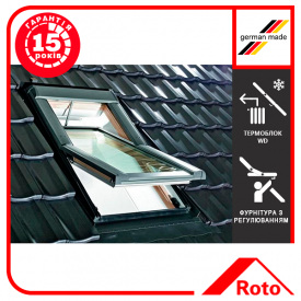 Мансардне вікно Designo WDT R69 P H N WD AL 07/11 E