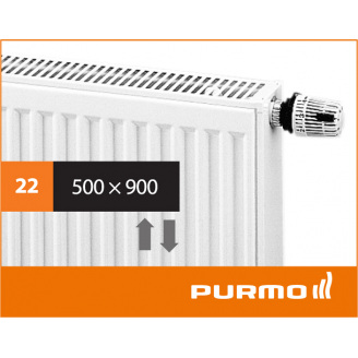Стальной панельный радиатор PURMO Ventil Compact 22 500x 900