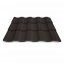 Металлочерепица Верона 0,5 RAL 3005m Арт.201105-3005 201105, Термастил, ArcelorMittal, 30 м.кв. (при заказе 201105-8017, 1205 Кременчуг