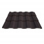 Металлочерепица Верона 0,5 RAL 3005m Арт.201127-3005 201127, Термастил, ArcelorMittal, 30 м.кв. (при заказе 201127-8019, 1205 Володарськ-Волинський