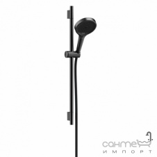Душевой гарнитур Hansgrohe Rainfinity 130 3j S Puro 650 28745340 матовый черный хром