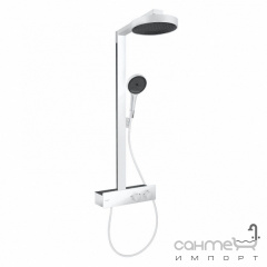 Душевая стойка со смесителем-термостатом Hansgrohe Rainfinity 250 1jet EcoSmart 28742700 матовый белый Черновцы