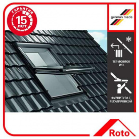 Окно мансардное Designo WDF R69G K W WD AL 06/14