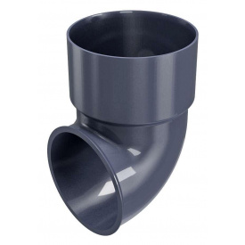 Колено сливное 87.5° Regenau 100 графит