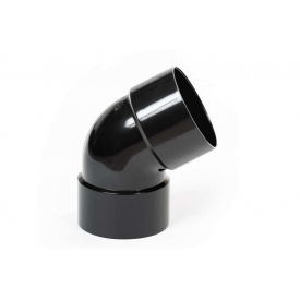 Колено двухрострубное Profil 100 черное