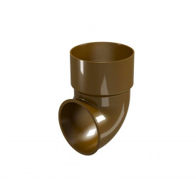 Колено сливное 87.5° Regenau 80 коричневый