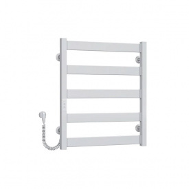 Полотенцесушитель электрический Deffi Harmony П5 600х500 крашеная сталь, белый, WD04