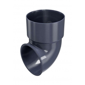 Колено сливное 87.5° Regenau 80 графит