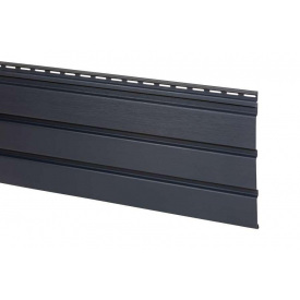 Софит Айдахо графитовый без перфорации 3,0м, 0,90м2.
