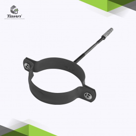 Водосточная пластиковая система River. Держатель трубы металлический.