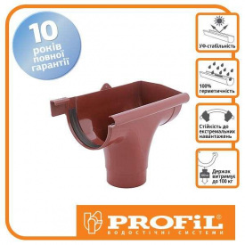 Воронка Profil правая Р 130 кирпичная