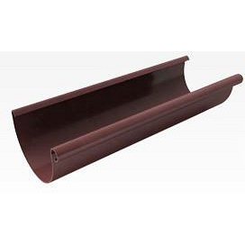 Желоб водосточной системы Бриза (Bryza) 125 мм коричневый