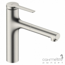 Фото - Смеситель для кухни с вытяжным изливом Hansgrohe Zesis M33 KM 160 2j sBox 74823800 нержавеющая сталь Смеситель для кухни с вытяжным изливом Hansgrohe Zesis M33 KM 160 2j sBox 74823800 нержавеющая сталь